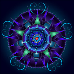 Mandala the hypnotic feast of colors 