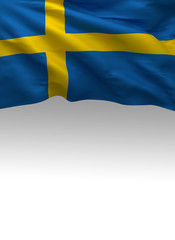 Sweden, Swedish Flag (3D Render)