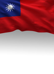 Taiwan, Taiwanese Flag (3D Render)
