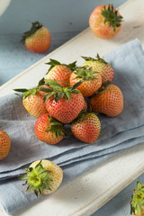 Raw Organic Pink and White Blush Strawberries