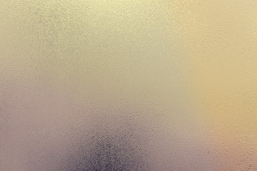 Blurred natural wet window fresh surface background, close up image