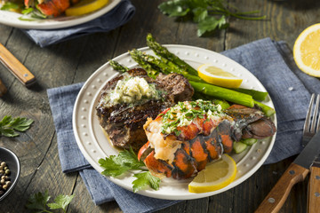 Homemade Steak and Lobster Surf n Turf