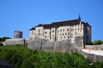 Fototapeta na wymiar Cesky Sternberk Castle in Czech Republic, Eastern Europe