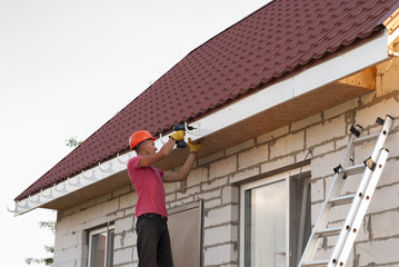 Installation of gutter system
