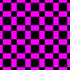 Pattern of black and pink squares