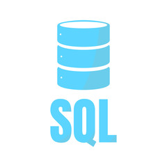 SQL Database Icon Logo Design UI or UX App
