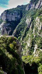 Sunny day mountains of spain