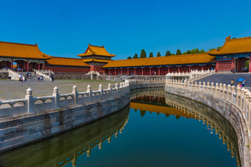Fototapeta na wymiar Verbotene Stadt in Peking, Detail