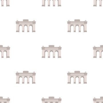 The Belgian arch monument.The dark Belgian wolf. Belgium single icon in cartoon style vector symbol stock illustration.