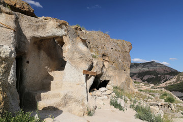 Rock Formations in Cavusin Village,  Cappadocia