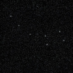 Obraz premium Little Dipper constellation in night sky
