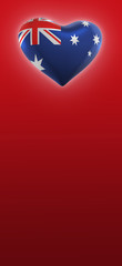 Australia, Australian Flag (3D Render)