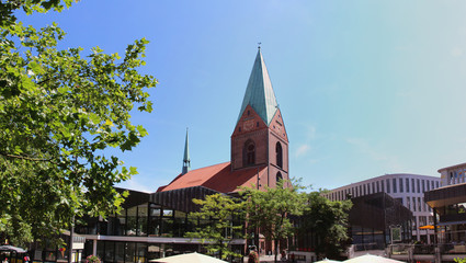 Kiel Alter Markt mit Nikolaikirche Panorama