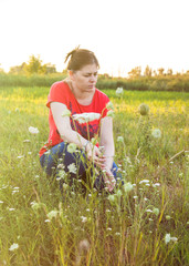 women gather medicinal herbs © misalukic