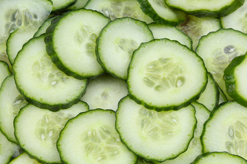 Cucumber slices.