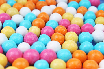 Fototapeta na wymiar Candy candies colorful closeup texture studio photo.