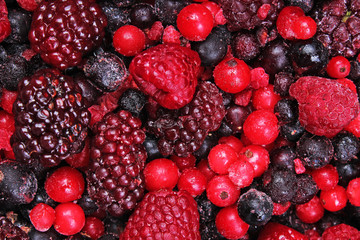 mixed berries. 
