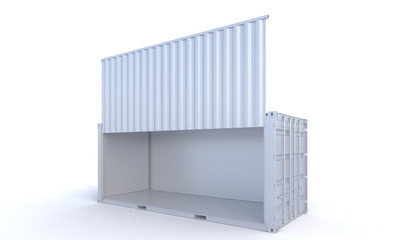 Cargo Container 3d-rendering
