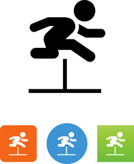 Hurdle Icon - Illustration