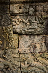 Religious Carving - Bayon Temple