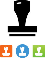 Ink Stamp Icon - Illustration