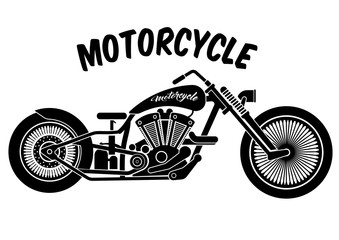 old vintage motorcycle 