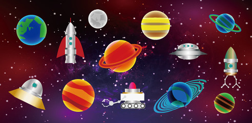 Illustration of the universe.