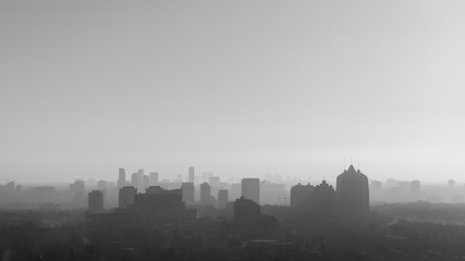 Toronto Skyline in Fog