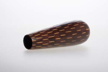 Vase or Wooden vase designed in modern style good for home decoration.