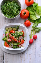 fresh vegetable salad