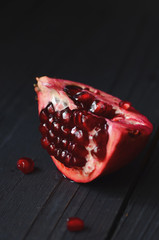 Fresh pomegranate fruit