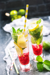 cold fruit drink