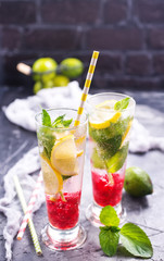 cold fruit drink
