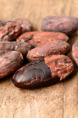 Raw Cocoa beans