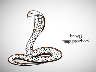 illustration of hindu festival naag panchami background