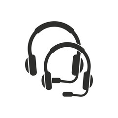 Headphone vector icon.