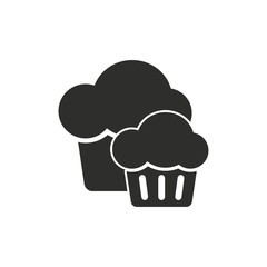 Cake vector icon.