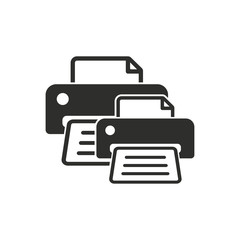 Printer vector icon.