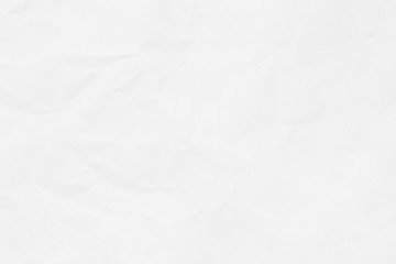 Crumpled white paper texture background for business, education and communication concept design.