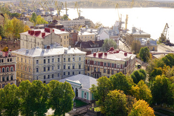 Obraz premium Cityscape of Vyborg, Russia
