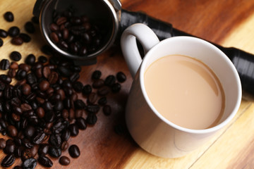 Cup of hot coffee ,Espresso