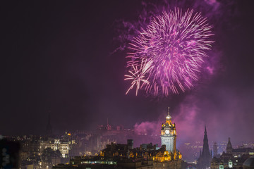 Edinburgh Castle Fireworks