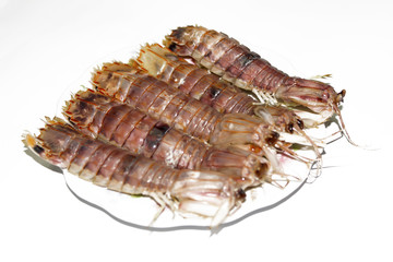 steamed shrimp dish