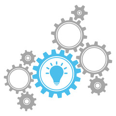 Gears Graphics Idea Grey/Blue