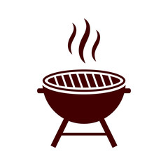 Bbq grill vector icon