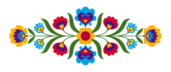 folk flowers decor - 165781356