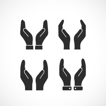 Care Hands Vector Icon