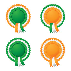 indian flag label design art