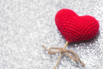 Fototapeta premium glitter blink fashion and luxury love heart concept.