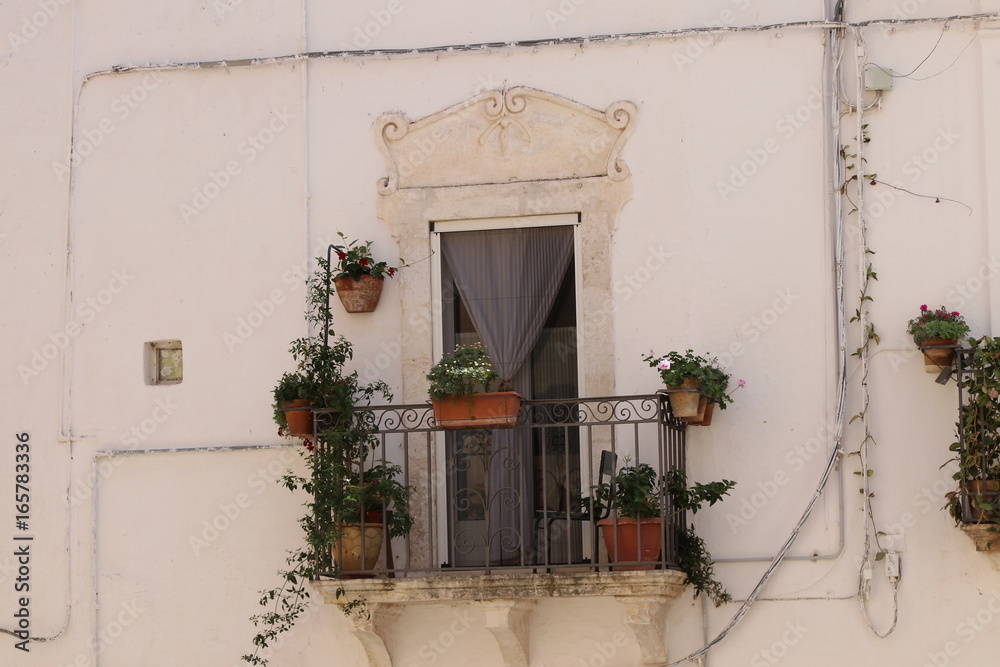 Wall mural ostuni, angoli caratteristici